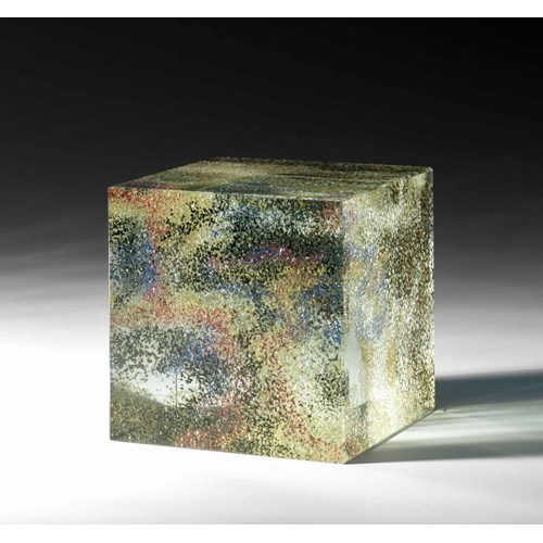 Glass Cube
cat. raisonné glass, no. XIg
